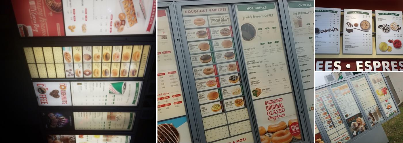 Krispy Kreme Menu