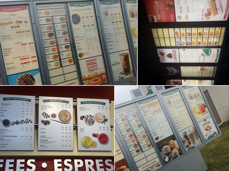 Krispy Kreme Menu