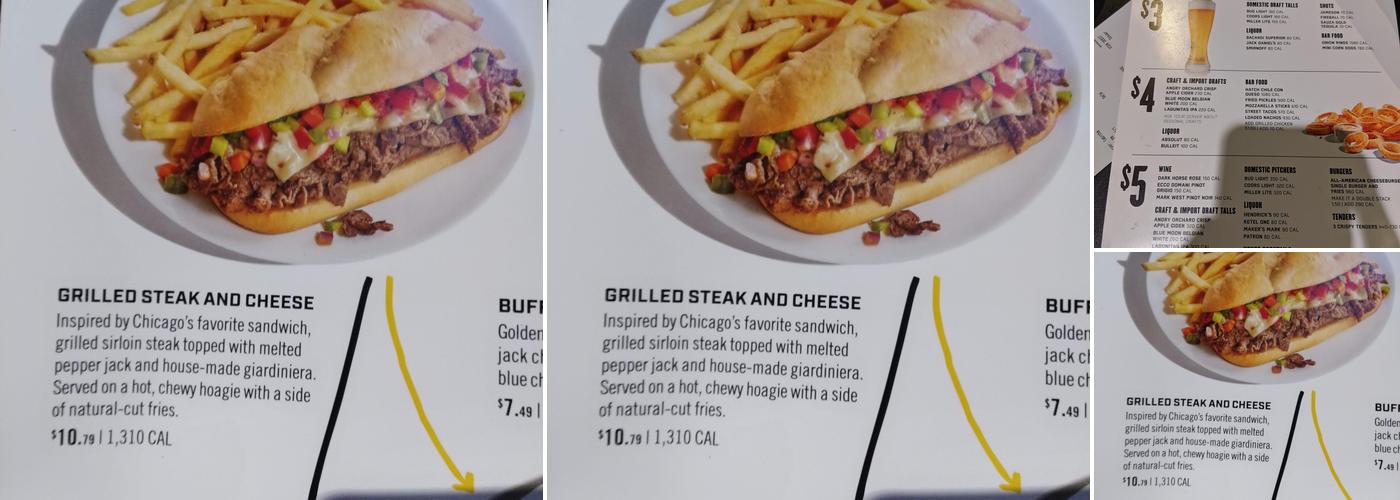 Buffalo Wild Wings Menu