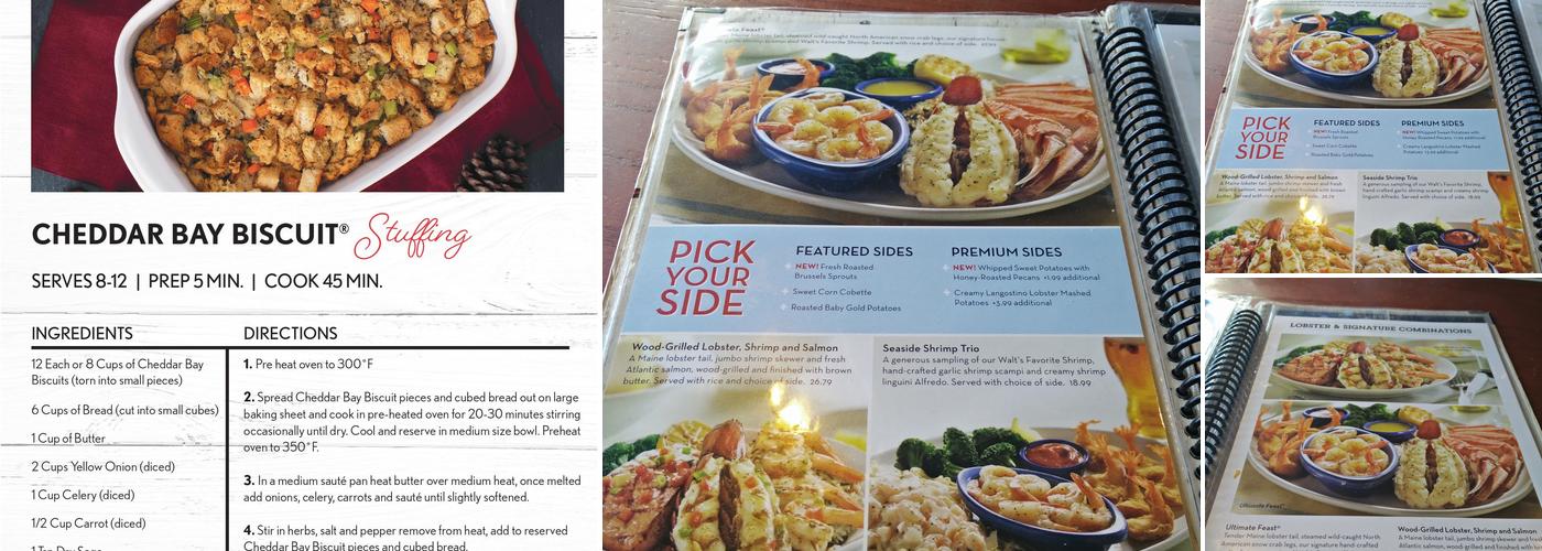 Red Lobster Menu