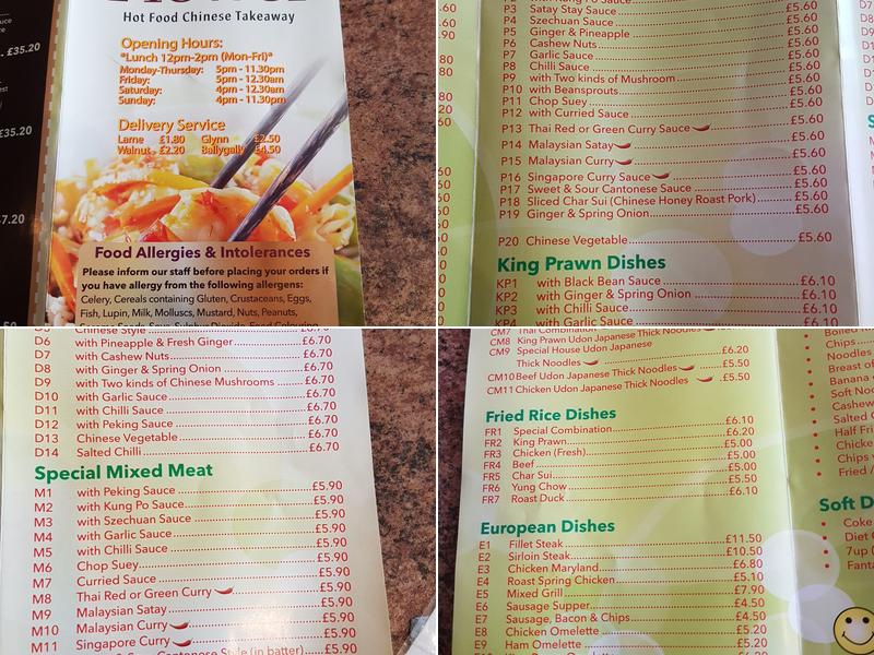 New Lotus Flower - Restaurant Takeaway & Delivery Menu