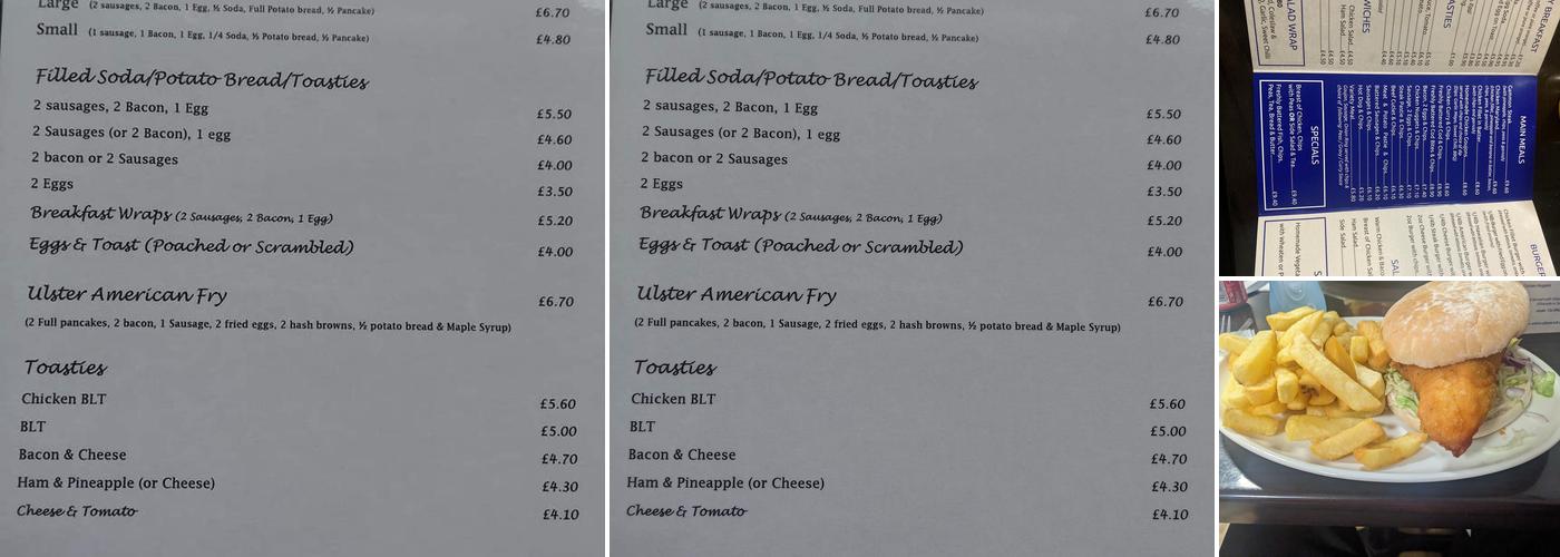 Silver Lounge Cafe Menu