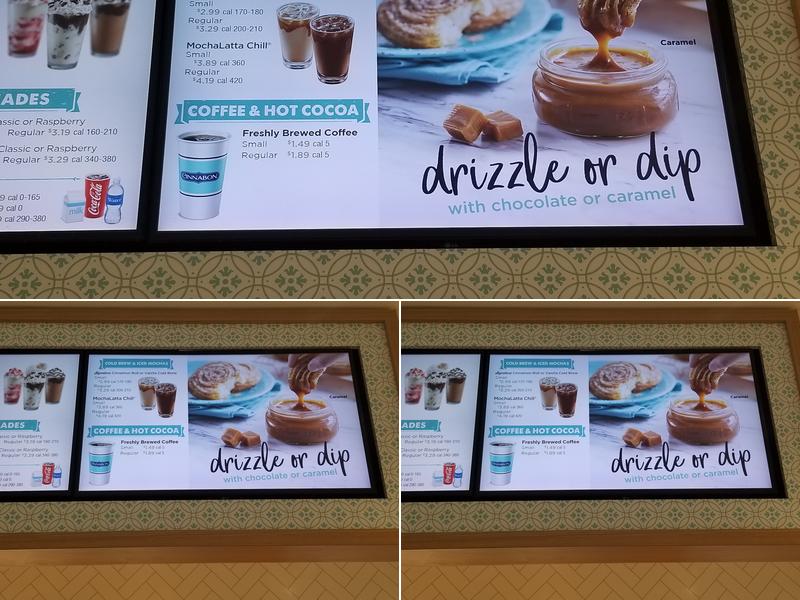 Cinnabon Menu
