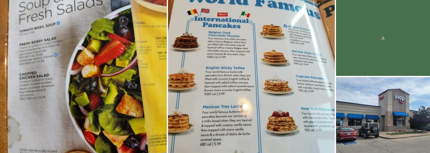 IHOP Menu