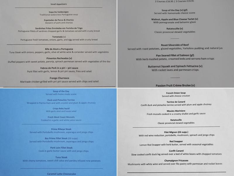 The Mill Forfar Menu