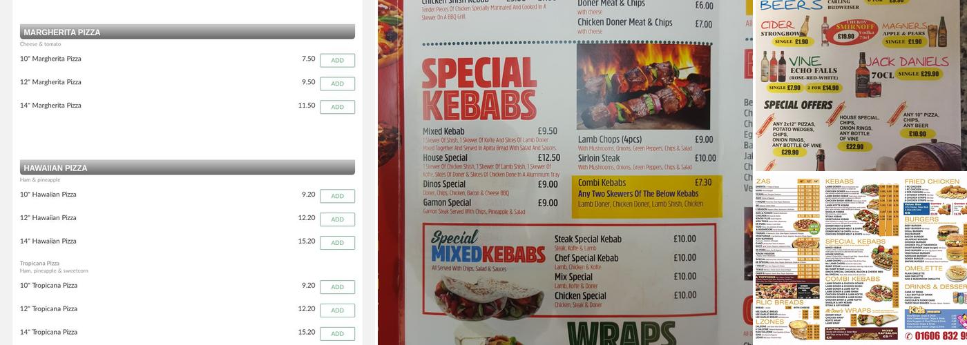 MC Doner's Menu