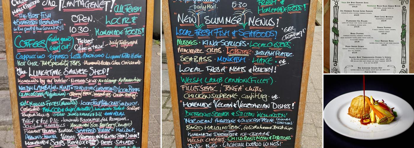 Plantagenet House Menu