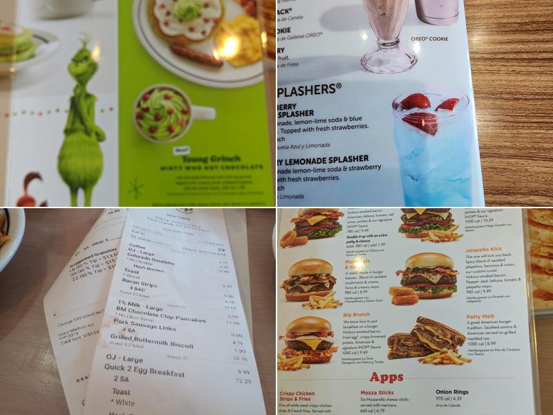 IHOP Menu