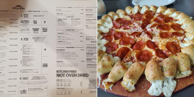 Pizza Hut Menu