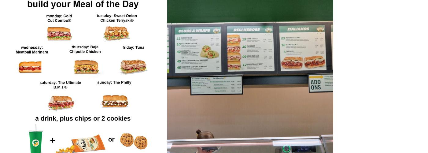 Subway Menu