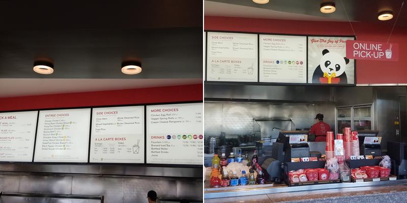 Panda Express Menu
