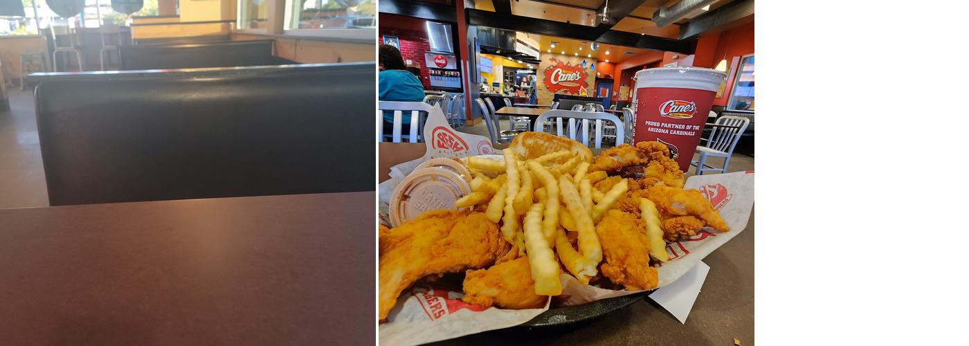 Raising Cane's Chicken Fingers Menu