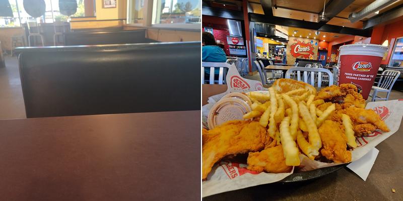 Raising Cane's Chicken Fingers Menu