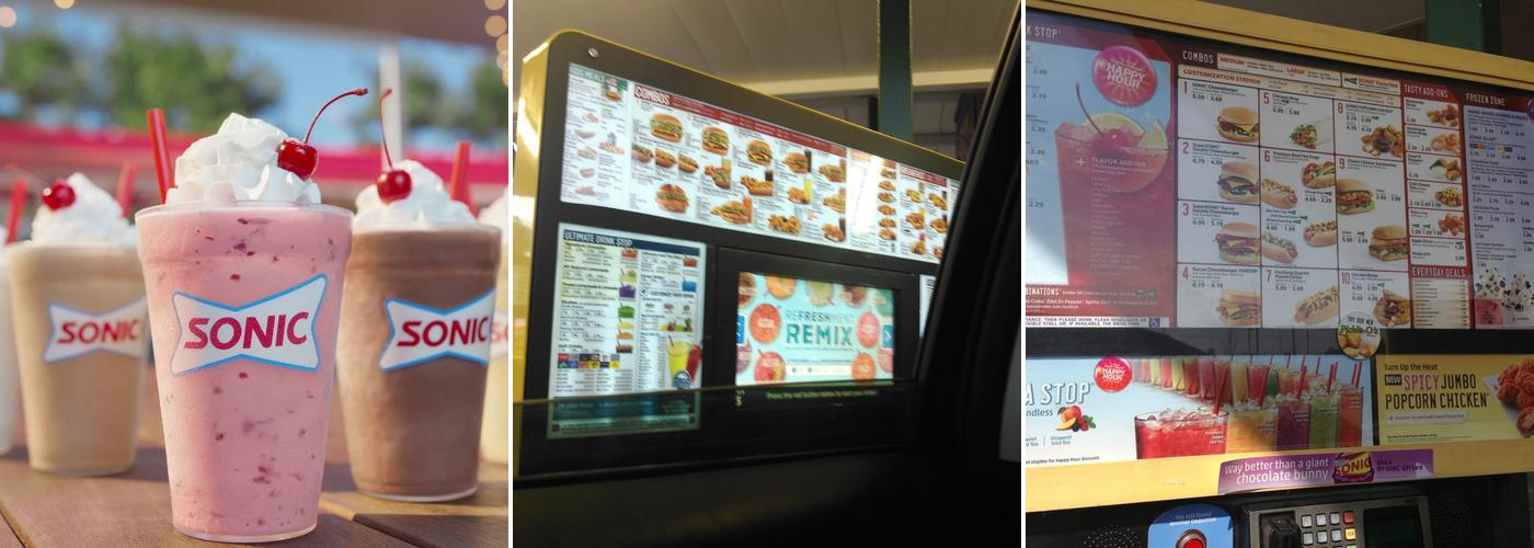Sonic Drive-In Menu