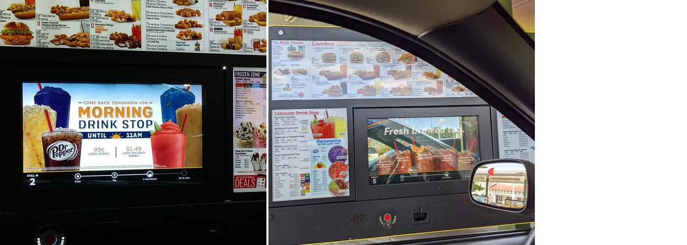 Sonic Drive-In Menu