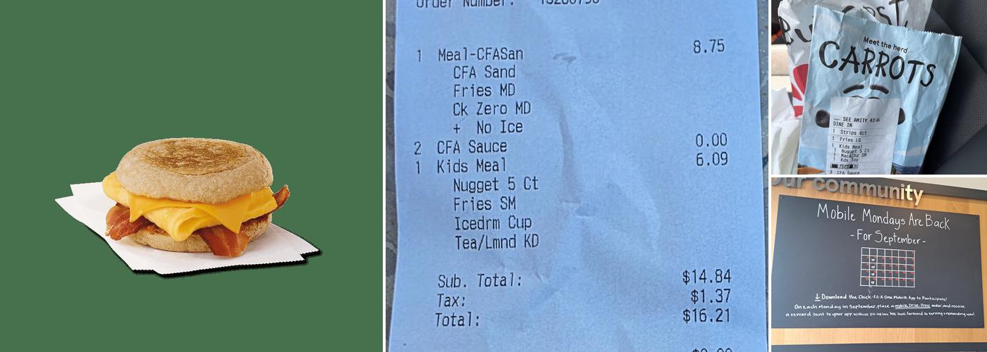Chick-fil-A Menu