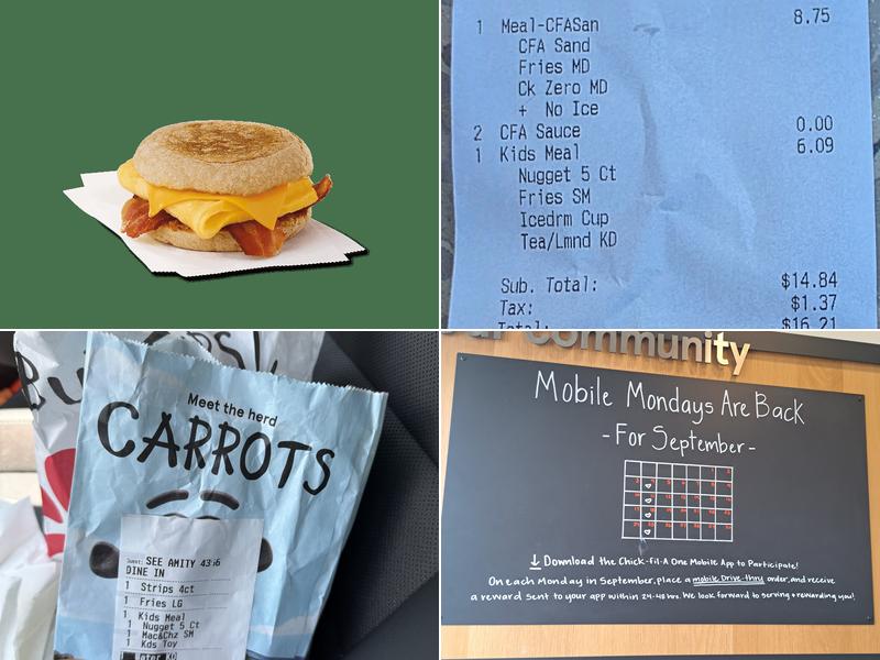 Chick-fil-A Menu