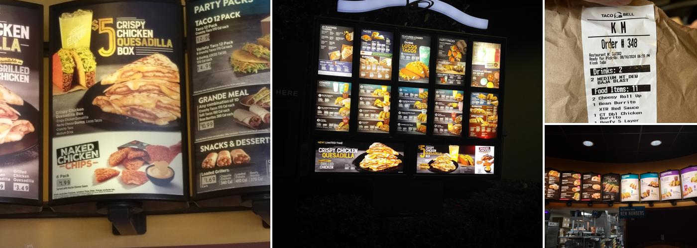 Taco Bell Menu
