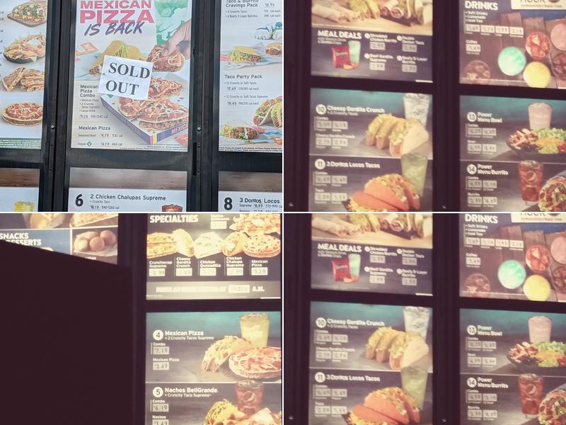 Taco Bell Menu