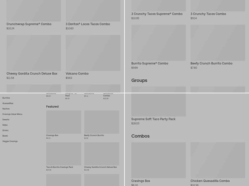 Taco Bell Menu