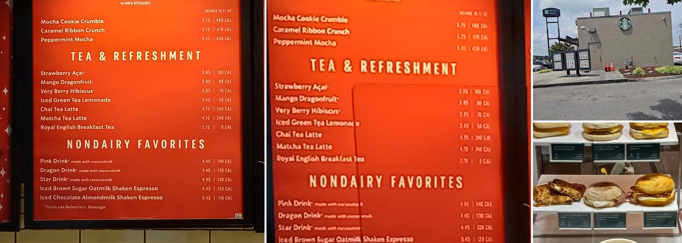 Starbucks Menu