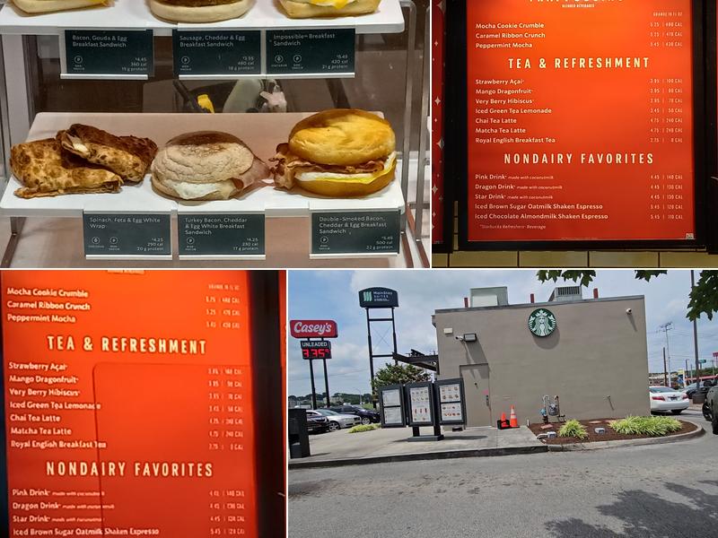Starbucks Menu