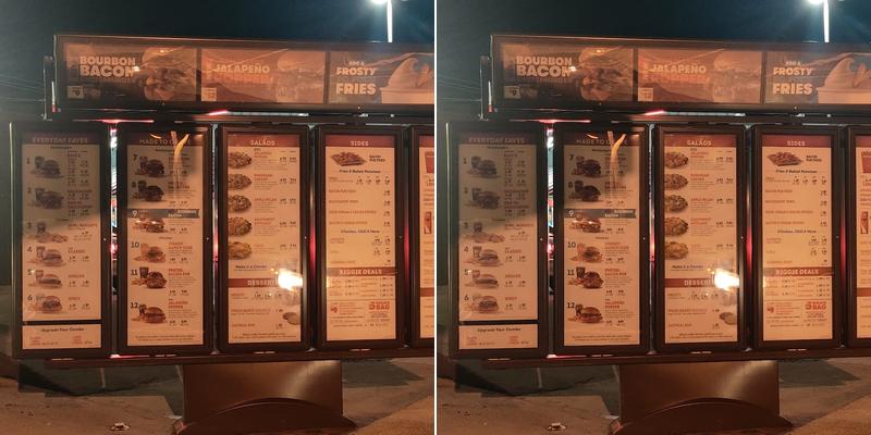 Wendy's Menu