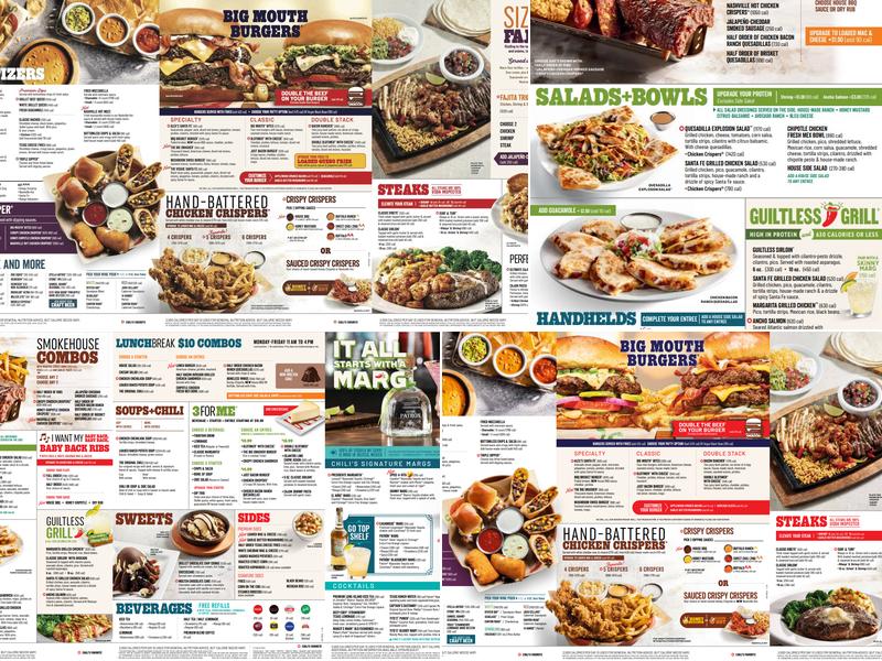 Chili's Grill & Bar Menu