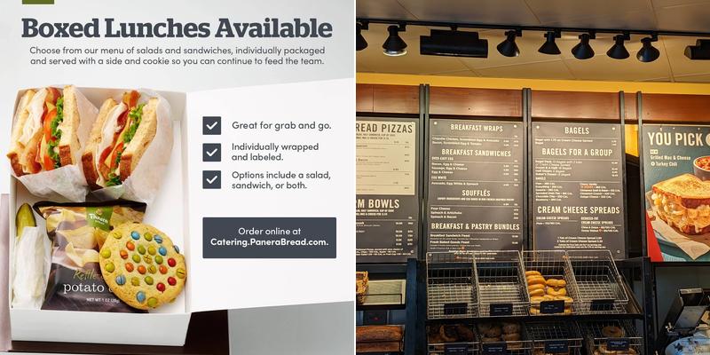 Panera Bread Menu