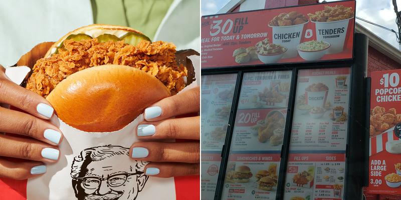 KFC Menu