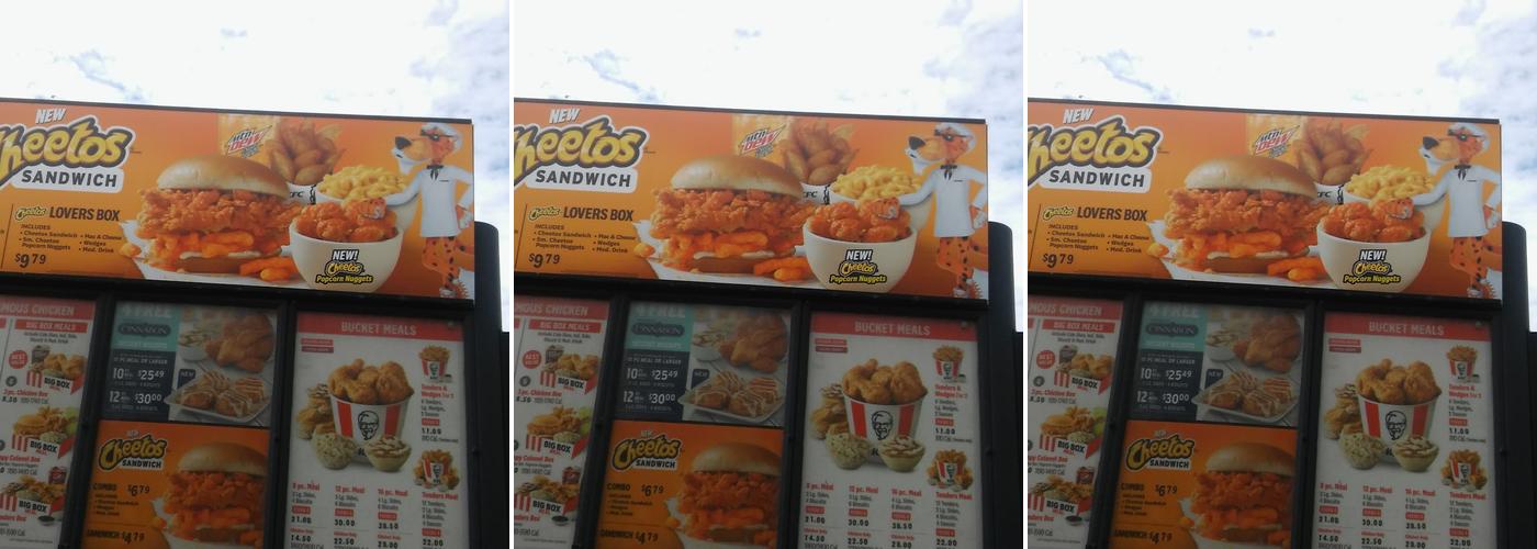 KFC Menu