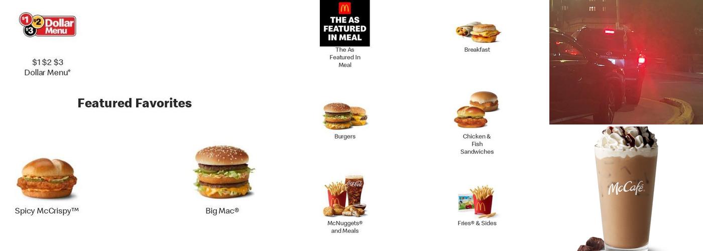 McDonald's Menu