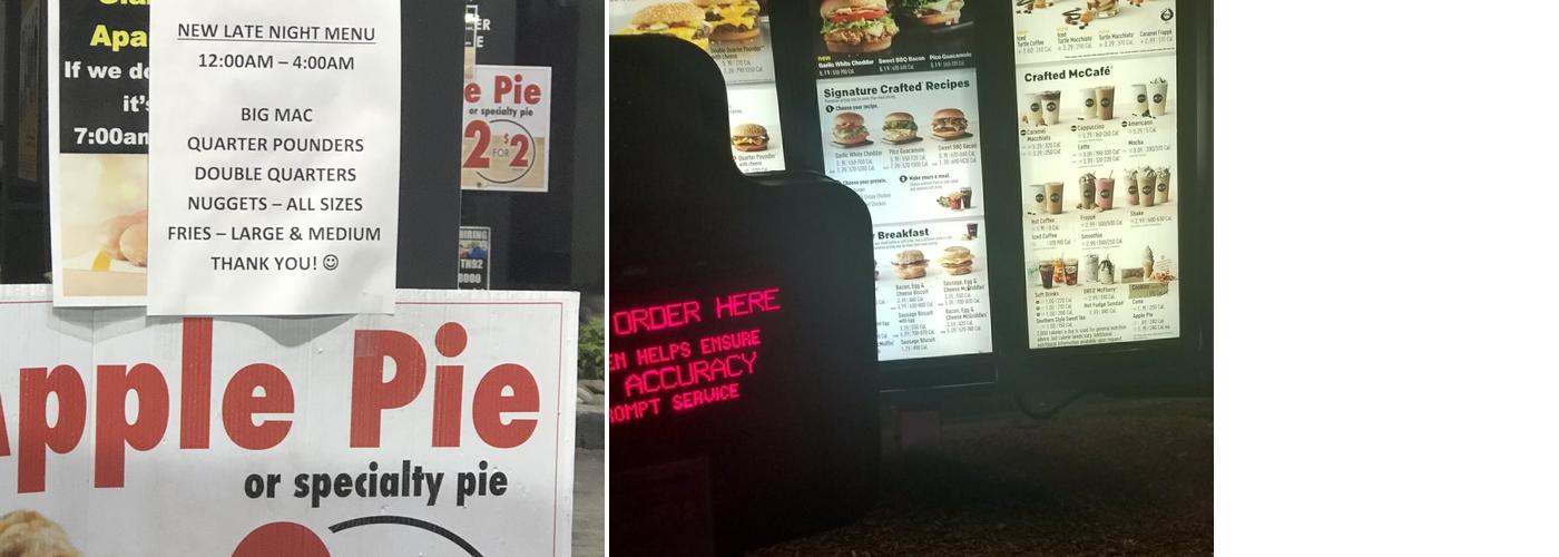 McDonald's Menu