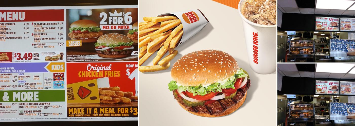 Burger King Menu