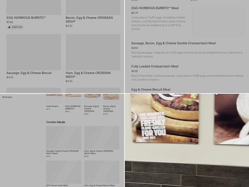 Burger King Menu
