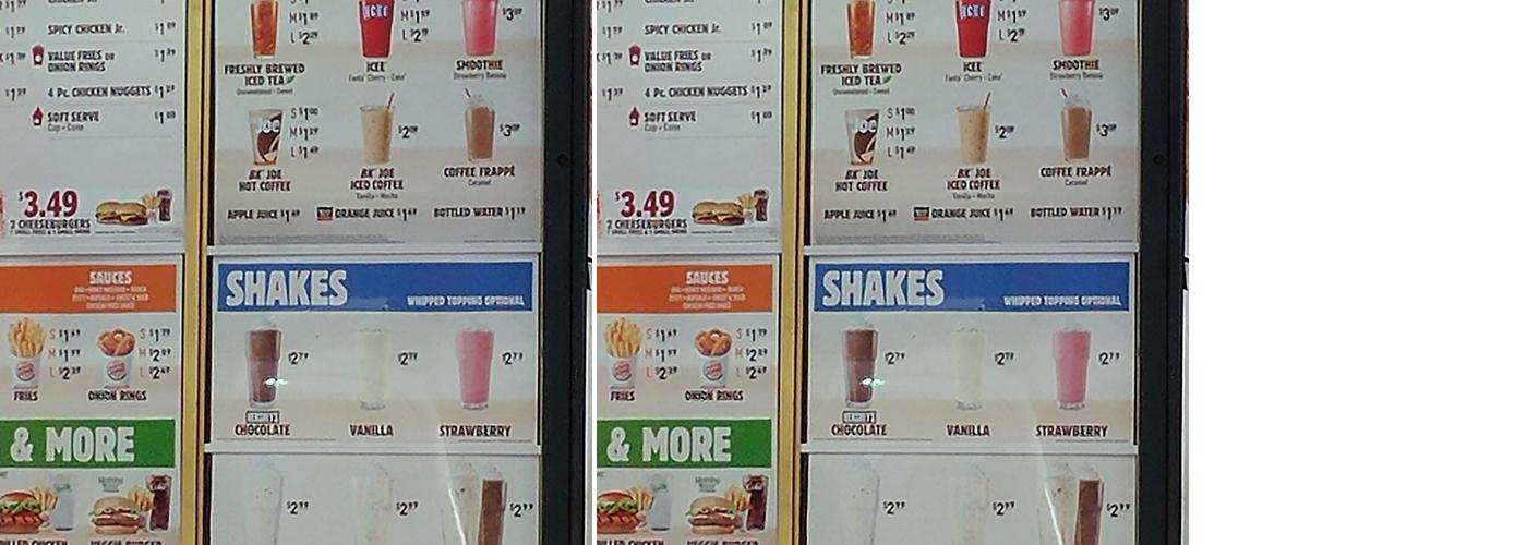 Burger King Menu