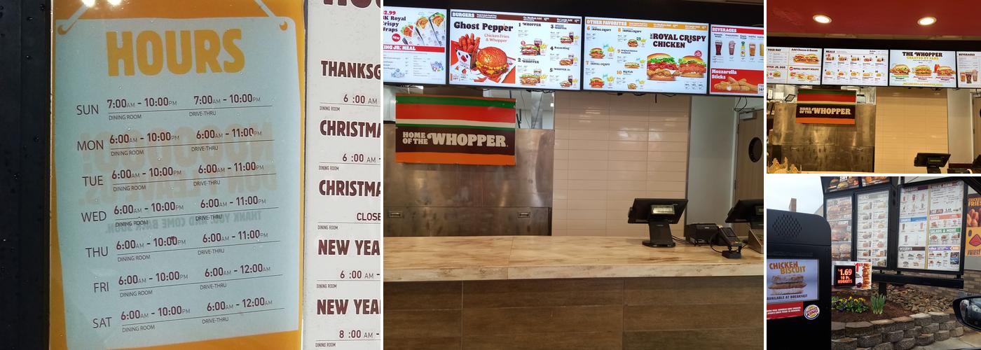Burger King Menu