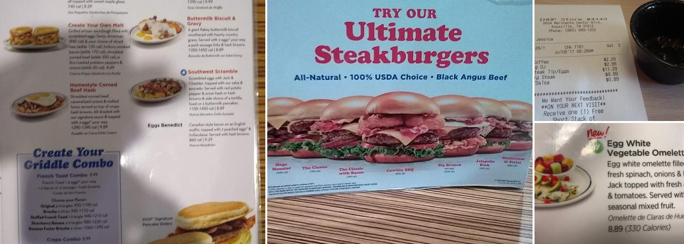 IHOP Menu