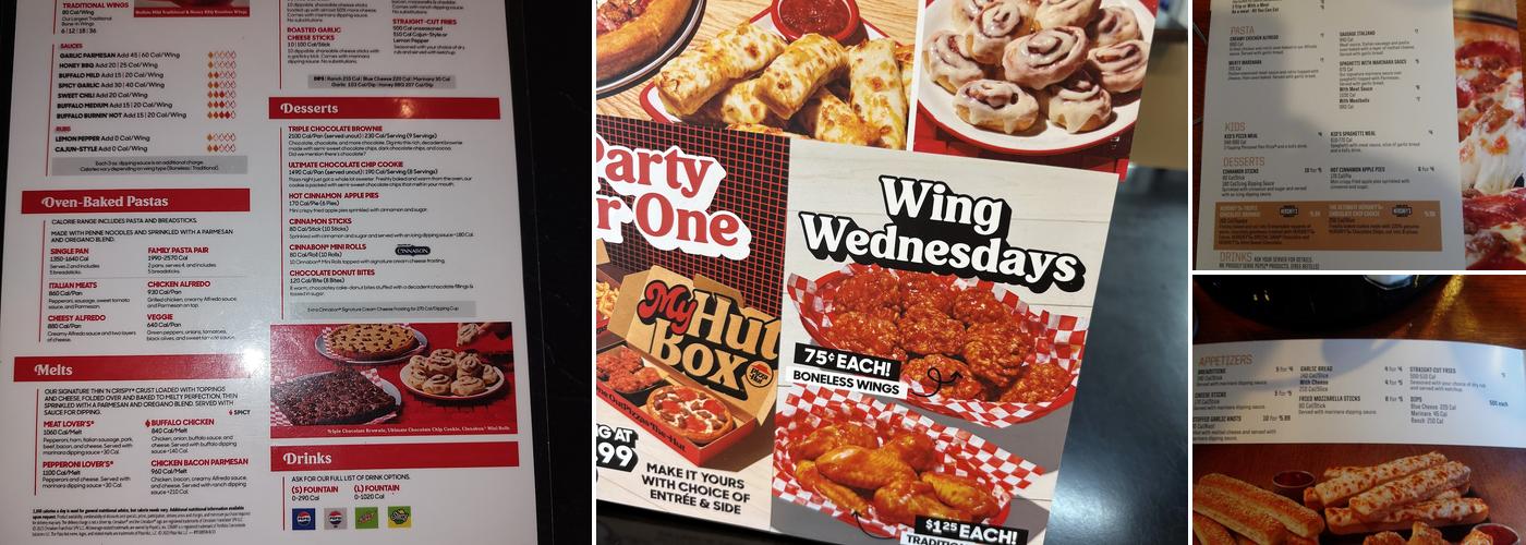 Pizza Hut Menu