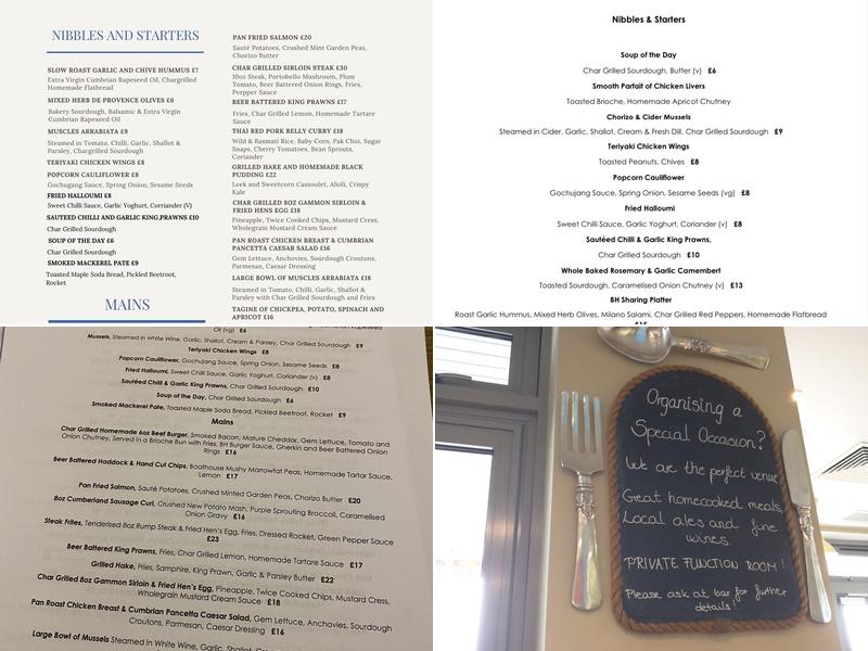 The Boathouse | Bar & Restaurant Menu
