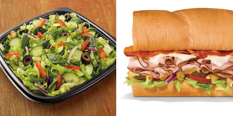 Subway Menu