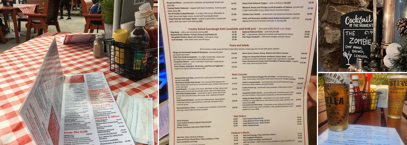Village Inn Bowness-On-Windermere Menu