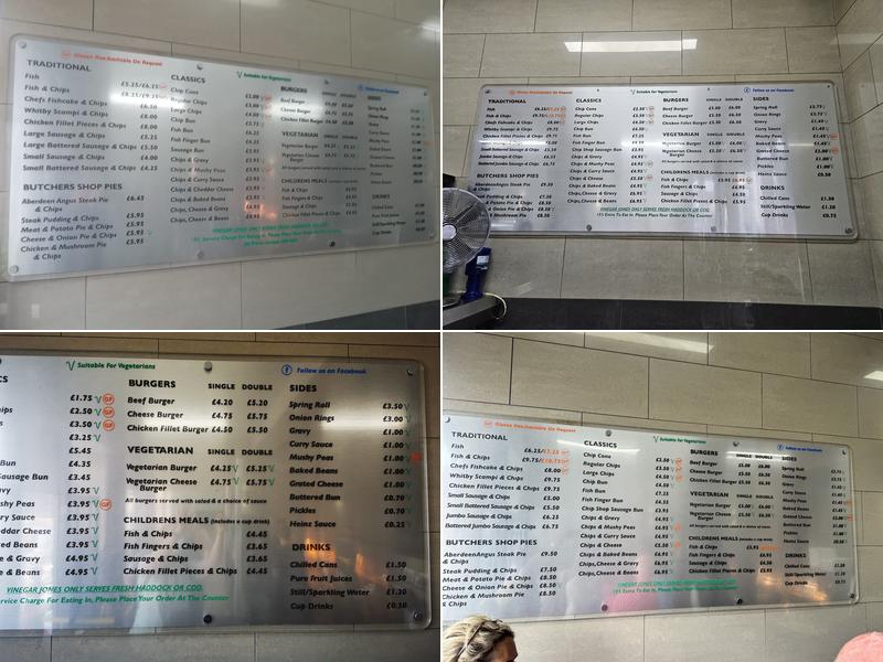 Vinegar Jones | Fish & Chips Menu