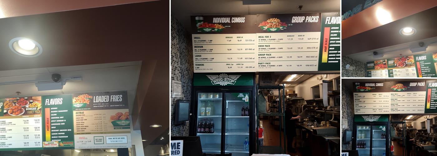 Wingstop Menu