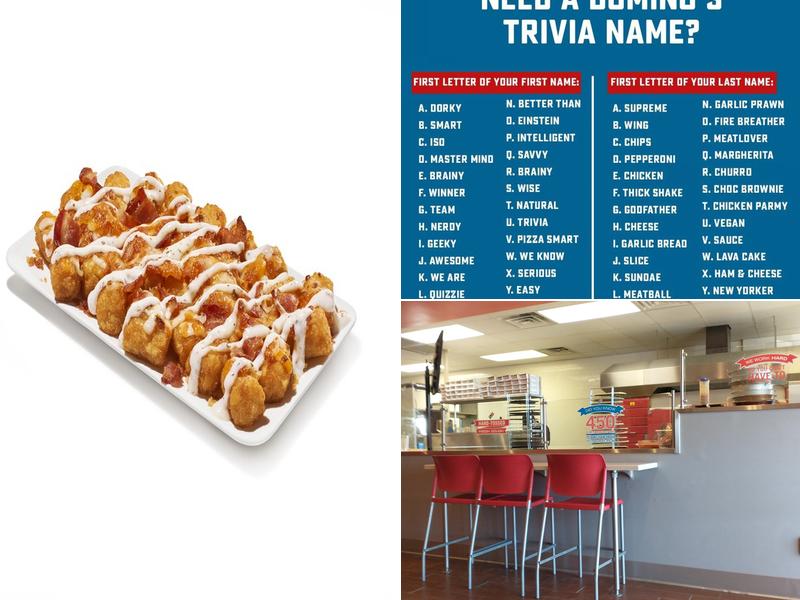Domino's Pizza Menu
