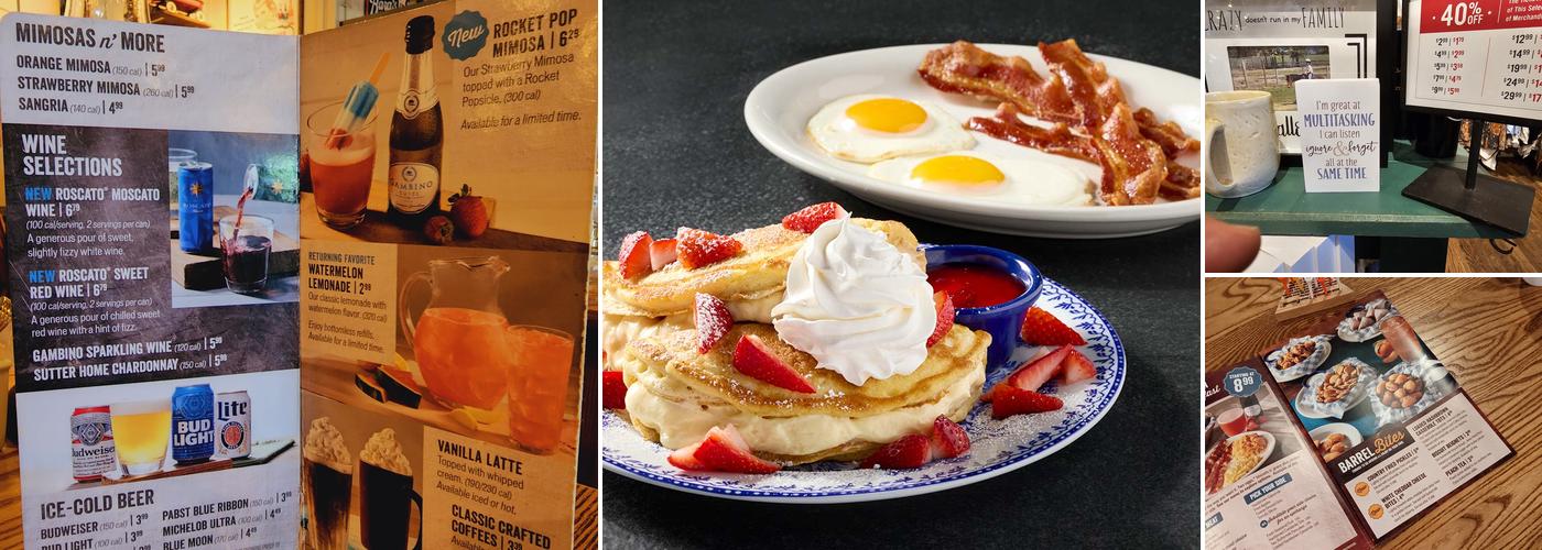 Cracker Barrel Old Country Store Menu