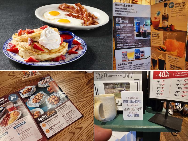 Cracker Barrel Old Country Store Menu