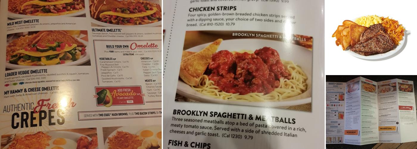 Denny's Menu