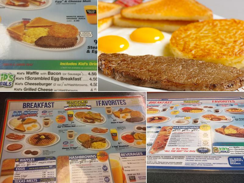 Waffle House Menu