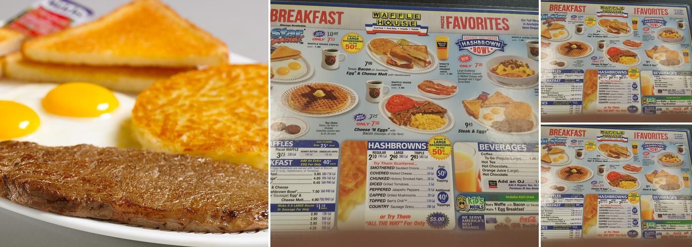 Waffle House Menu